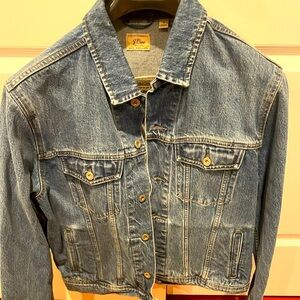 J. Crew men’s blue denim jacket size L